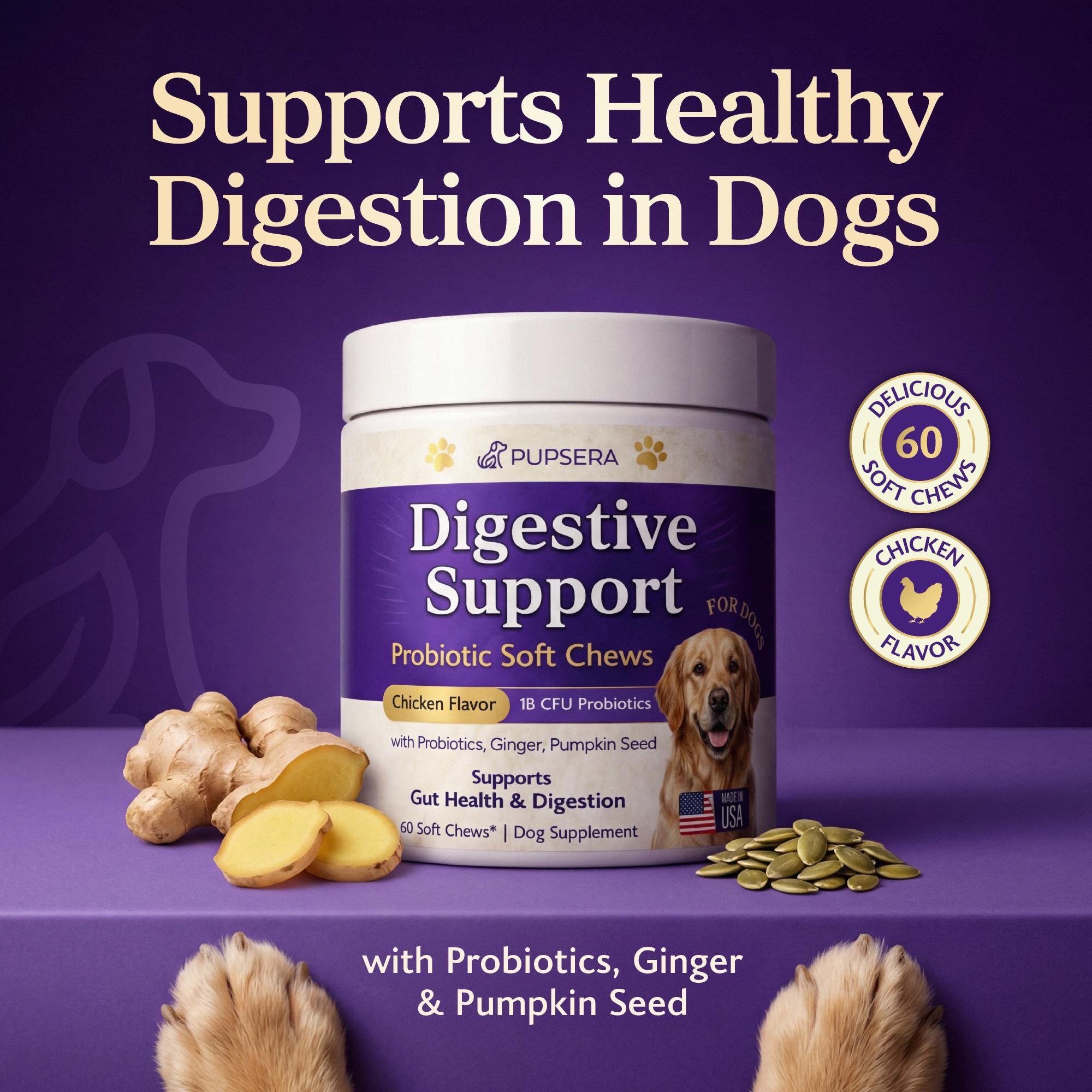 Digestive Support Probiotic Soft Chews for Dogs - Image 4