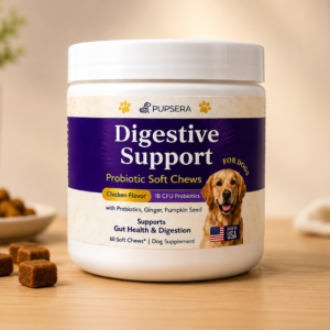 Digestive Support Probiotic Soft Chews for Dogs
